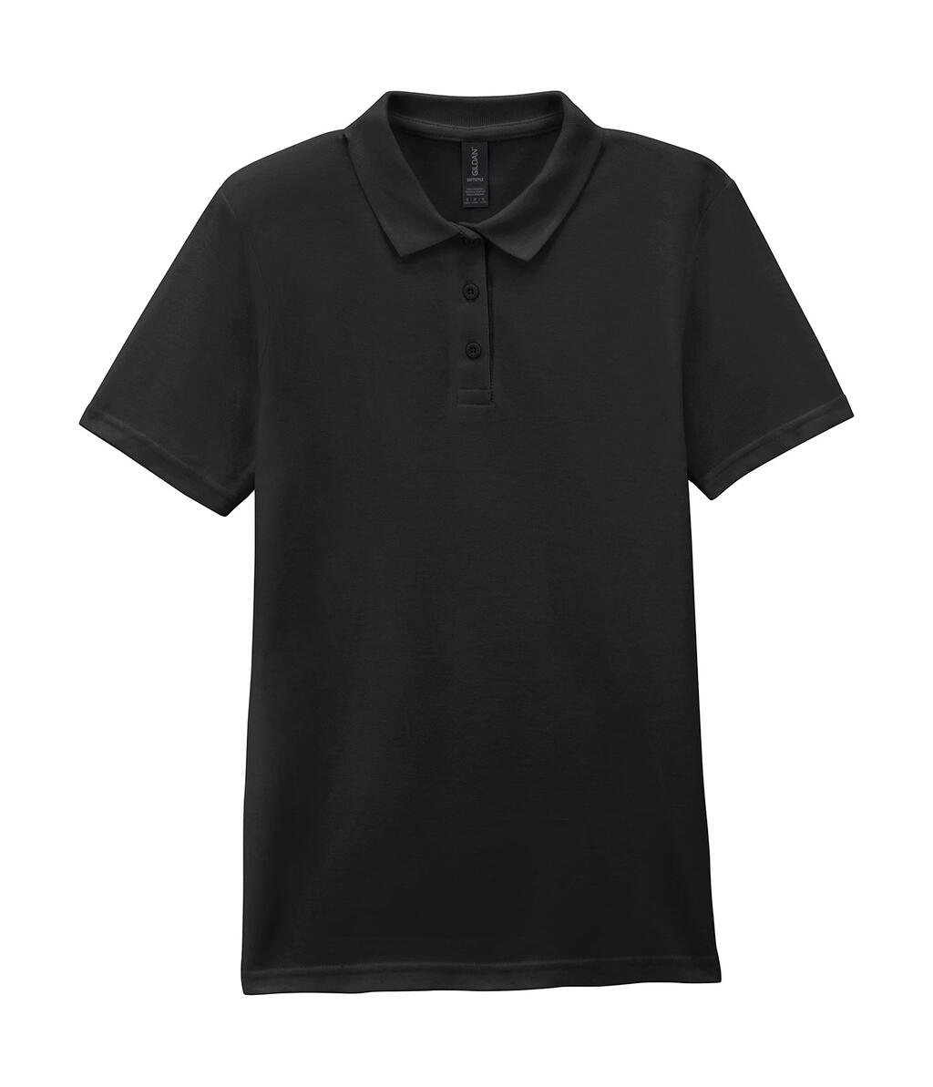 Softstyle® Women´s Piqué Polo - Black