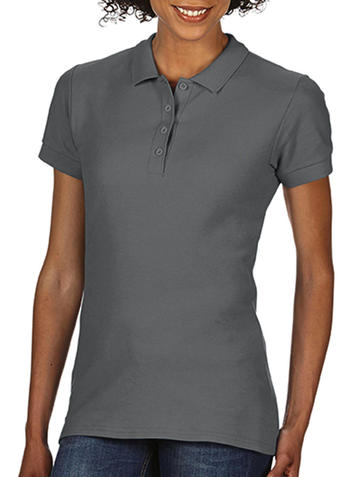 Soft Style Polo Donna Piquè - 042 - CHARCOAL