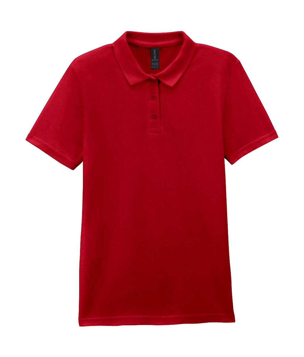 Softstyle® Women´s Piqué Polo - 194 - Cherry Red