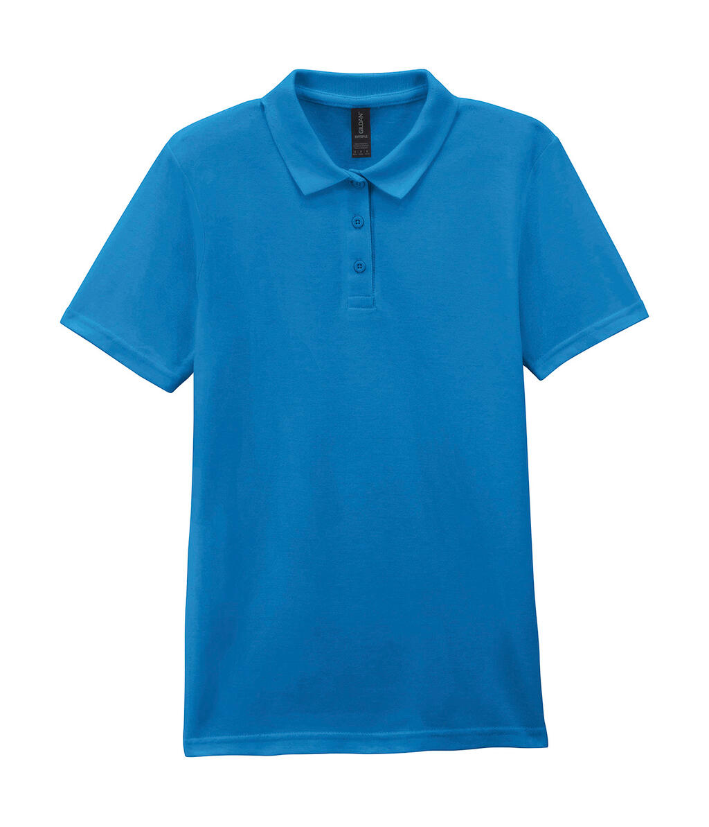 Softstyle® Women´s Piqué Polo - 329 - Sapphire