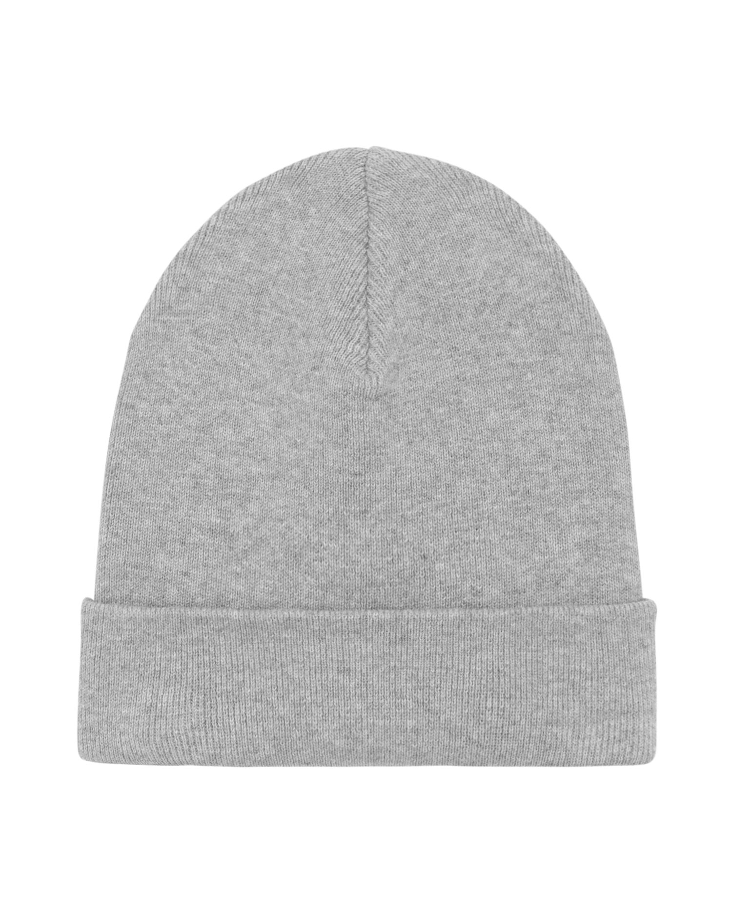Rib Beanie - Heather Grey