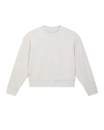 Stella Cropster Wave Terry - C680 - CREAM HEATHER GREY